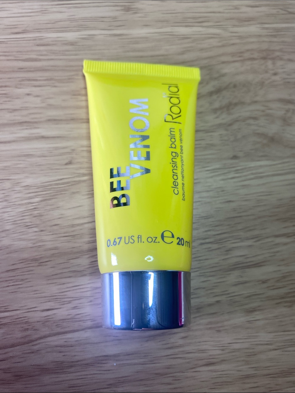 Rodial Bee Venom Cleansing Balm in Yellow with Silver Cap